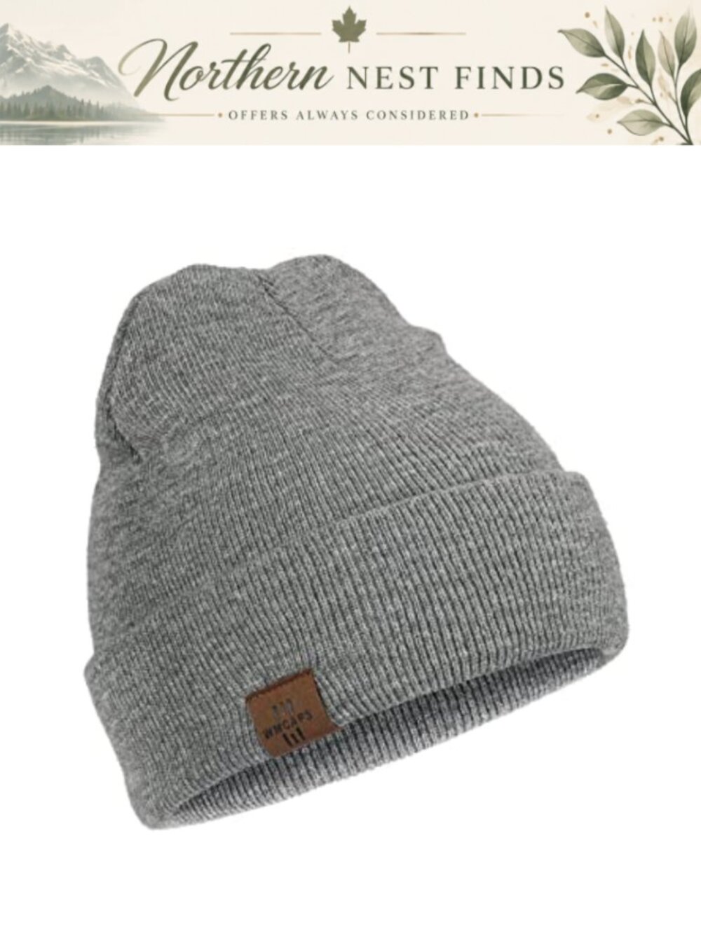 Unbranded Winter Beanie Toque Knit Hat Acrylic One Size